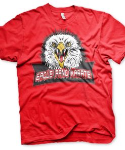 Eagle Fang Karate T-Shirt. Eagle Fang Karate t-skorte t-shirt red rød kobra kai tv-serie tv show nerdeportalen