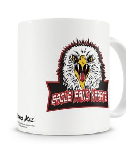 Eagle Fang Karate Coffee Mug Kaffekopp hvit Kobra Kai Tv-serie TV show Nerdeportalen 2