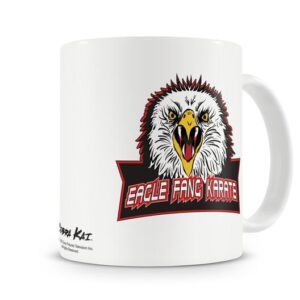 Eagle Fang Karate Coffee Mug Kaffekopp hvit Kobra Kai Tv-serie TV show Nerdeportalen 2